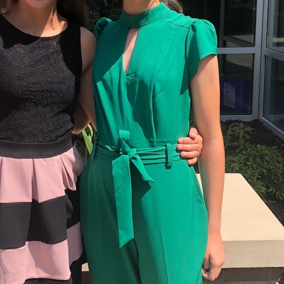 New York & Company Pants - NY&Co green jumpsuit size XS